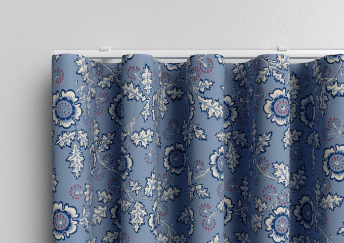 Land & Shore River, Blue Red - Made to Measure Curtains - Image 13